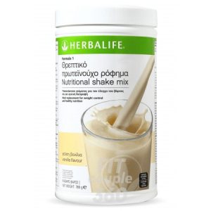 Θρεπτικό πρωτεϊνούχο ρόφημα Formula 1 γεύση κρέμα Βανίλια 550g